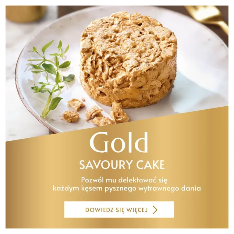 Purina Gourmet Gold Savoury Cake veiseliha ja tomatiga taldrikul