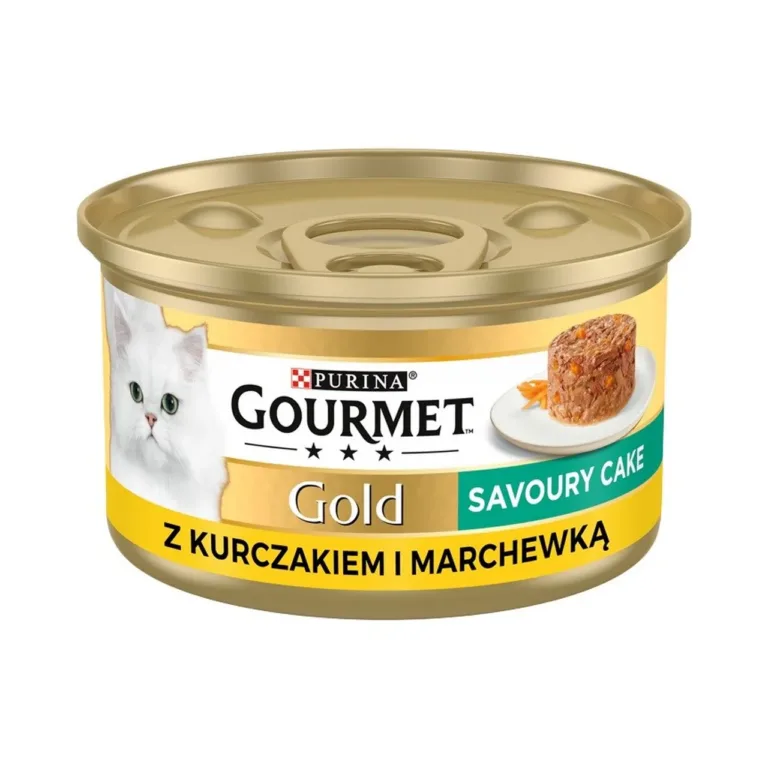Purina Gourmet Gold kana-porgandi märgtoit kassile purgis