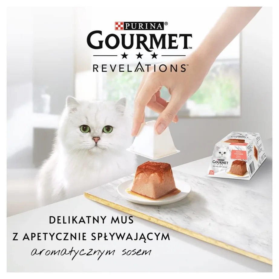 Purina Gourmet Revelations Salmon 2×57 g märgtoit lõhega täiskasvanud kassidele – 3