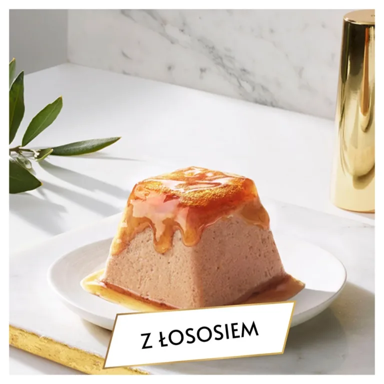 Lõhega mousse detailne lähivaade