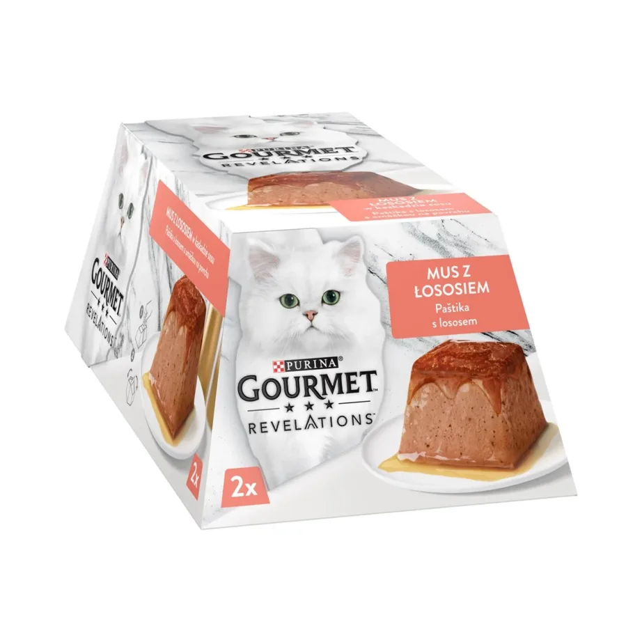 Purina Gourmet Revelations Salmon 2×57 g märgtoit lõhega täiskasvanud kassidele