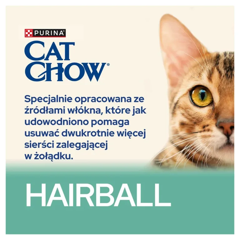 Purina Cat Chow Hairball Control info ja karvapallide vähendamine