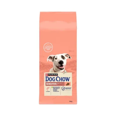 14 kg Purina Dog Chow Sensitive lõhega kuivtoit pakk