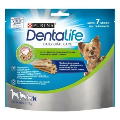 kanamaitseline hambamaius väikestele koertele PURINA Dentalife