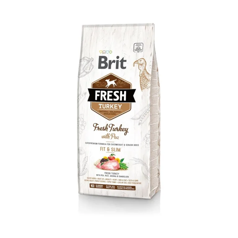 Brit Fresh kalkuni ja hernega koeratoit 12 kg kott