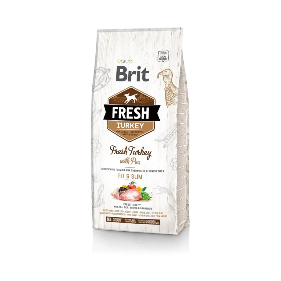Brit Fresh kalkuni ja hernega koeratoit 12 kg kott