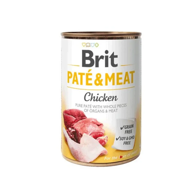 kanaliha ja veiselihaga märgtoit koertele Brit 400g purk