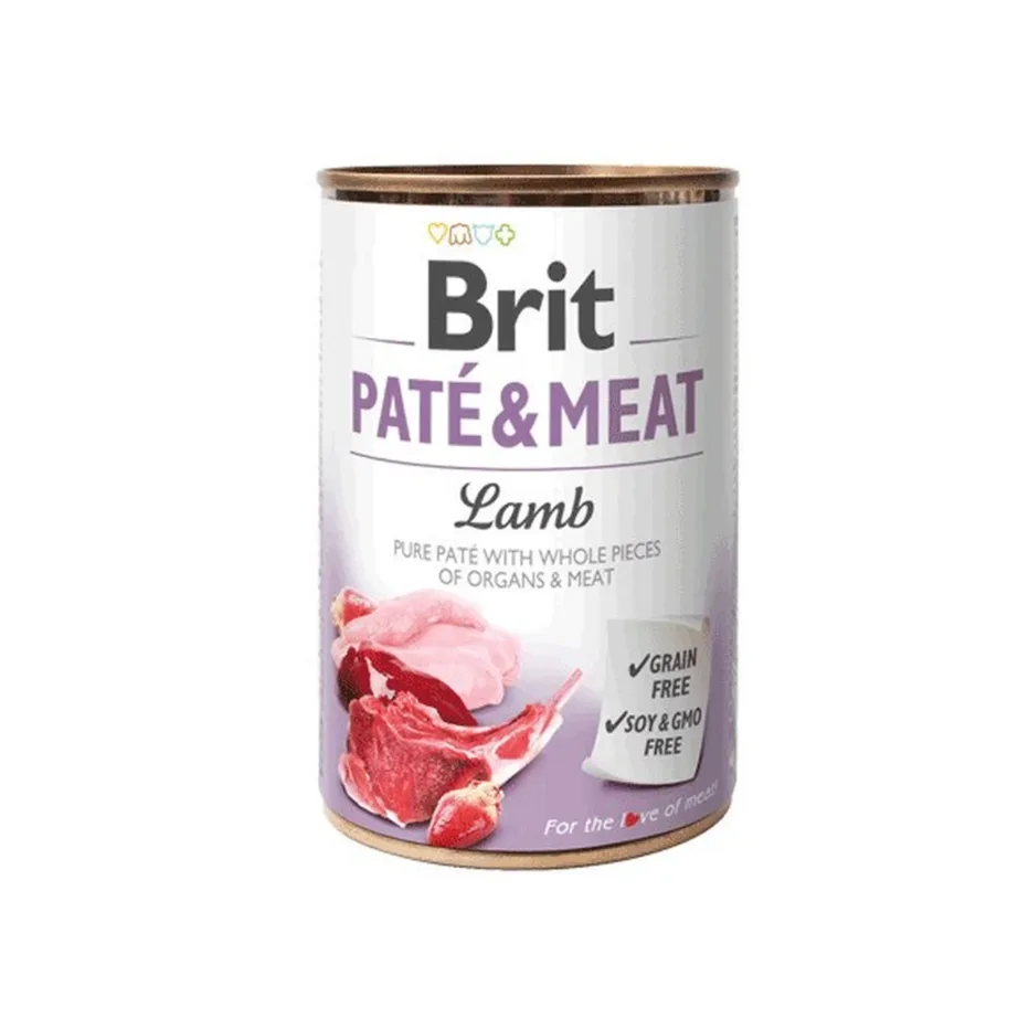 Brit Paté & Meat lambaliha märgtoit koertele konservpurk