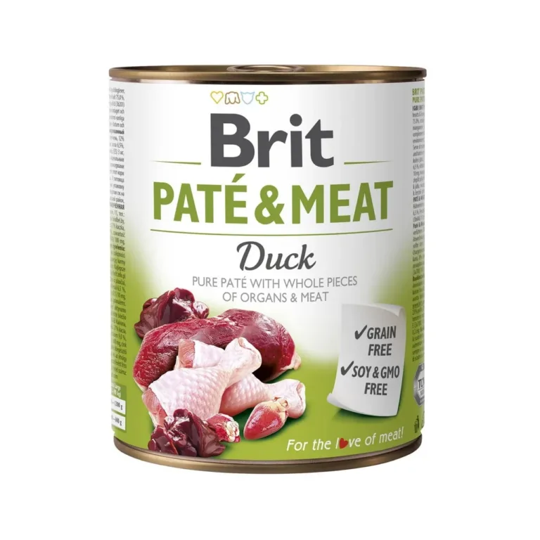 Brit Paté & Meat Duck partliha konserv koertele 800g