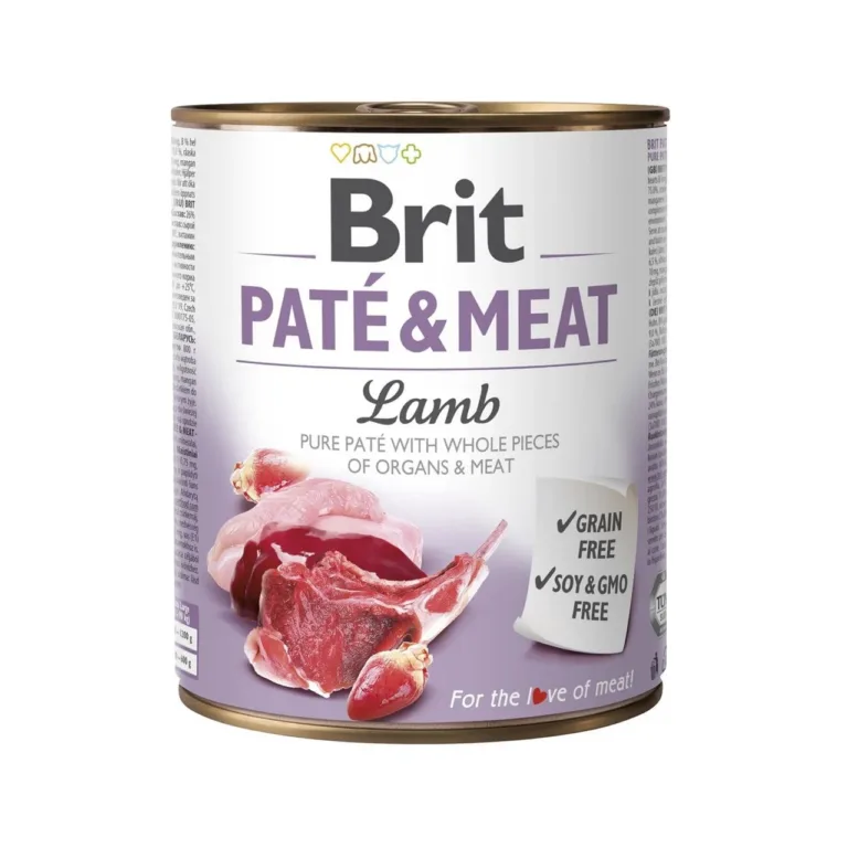 Brit lambaliha märgtoit koertele 800g purgis