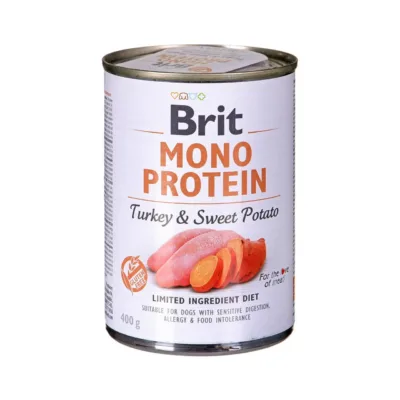 kalkuniga koeratoit bataadiga Brit Mono Protein 400g purk