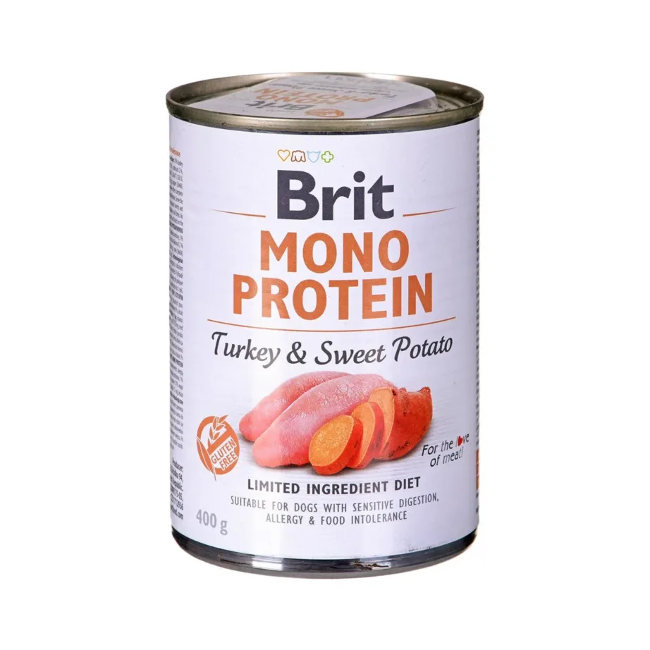 kalkuniga koeratoit bataadiga Brit Mono Protein 400g purk