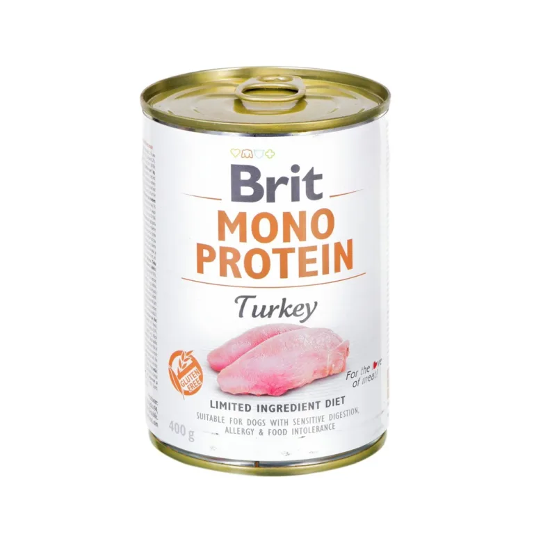 Brit Mono Protein Turkey kalkunilihaga märgtoit koertele purgis