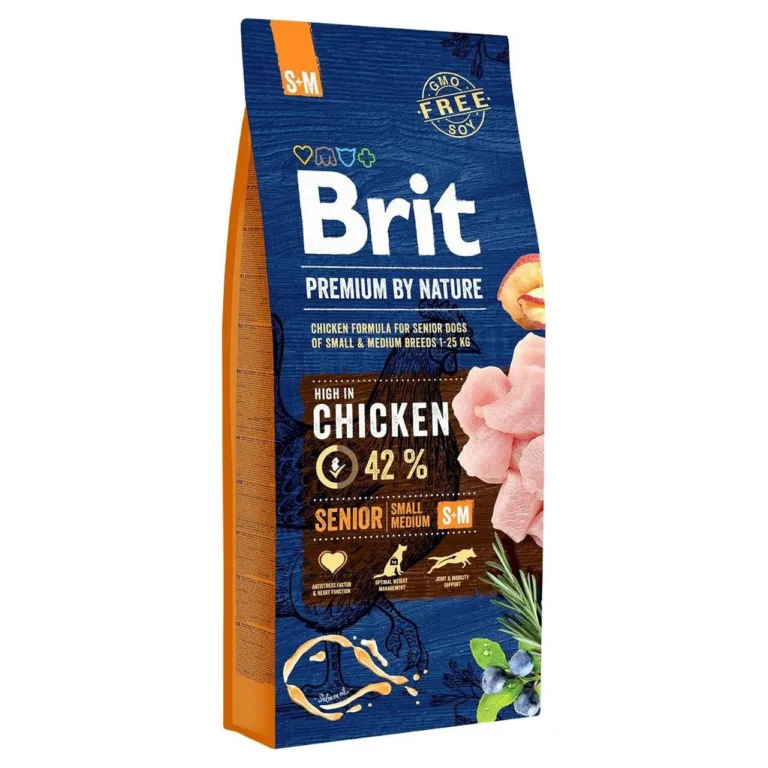 kana kuivtoit eakale väikesele koerale Brit Premium 15 kg