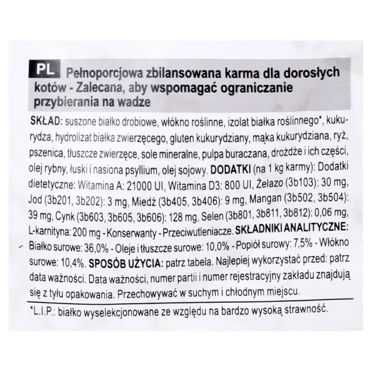 Royal Canin kanamaitseline kuivtoit täiskasvanud kassile külgvaates