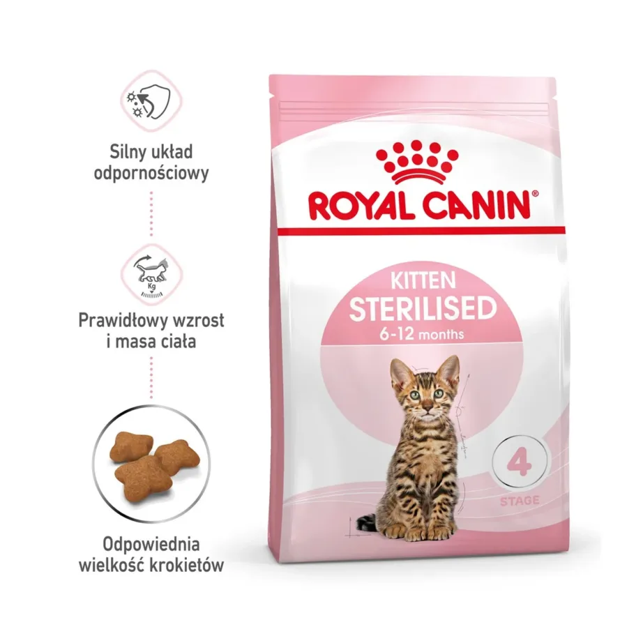 Royal Canin Feline Health Kitten Sterilised 3,5 kg linnulihaga kuivtoit steriliseeritud kassipoegadele – 2