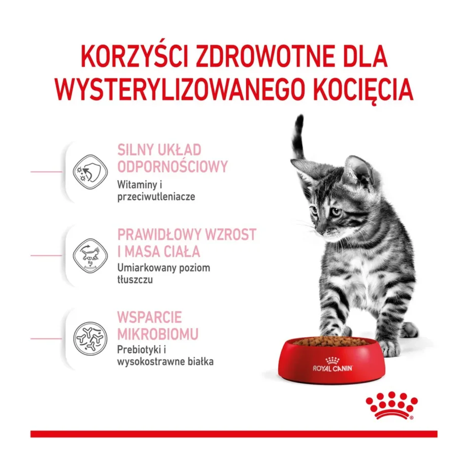 Royal Canin Feline Health Kitten Sterilised 3,5 kg linnulihaga kuivtoit steriliseeritud kassipoegadele – 5