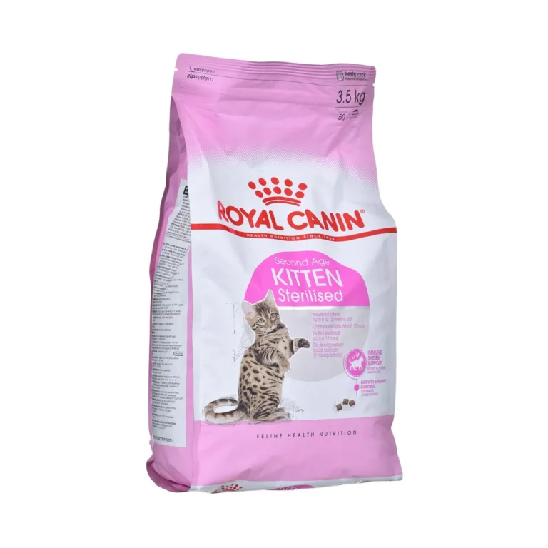 Royal Canin kassipoegade toidupakend ja söömissoovitused