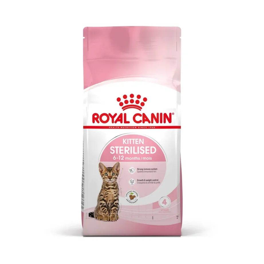 Royal Canin Feline Health Kitten Sterilised 3,5 kg linnulihaga kuivtoit steriliseeritud kassipoegadele