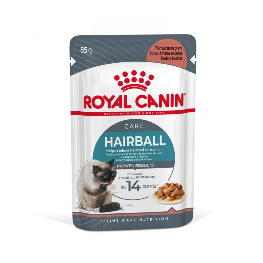 Royal Canin Feline Care Nutrition Hairball Care 12x85g kanamaitseline märgtoit täiskasvanud kassidele karvapallide vähendamiseks – 7