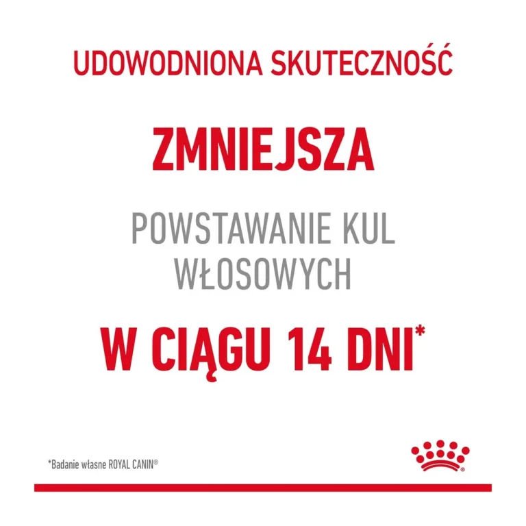 Royal Canin efektiivsus: karvapallide vähendamine 14 päevaga