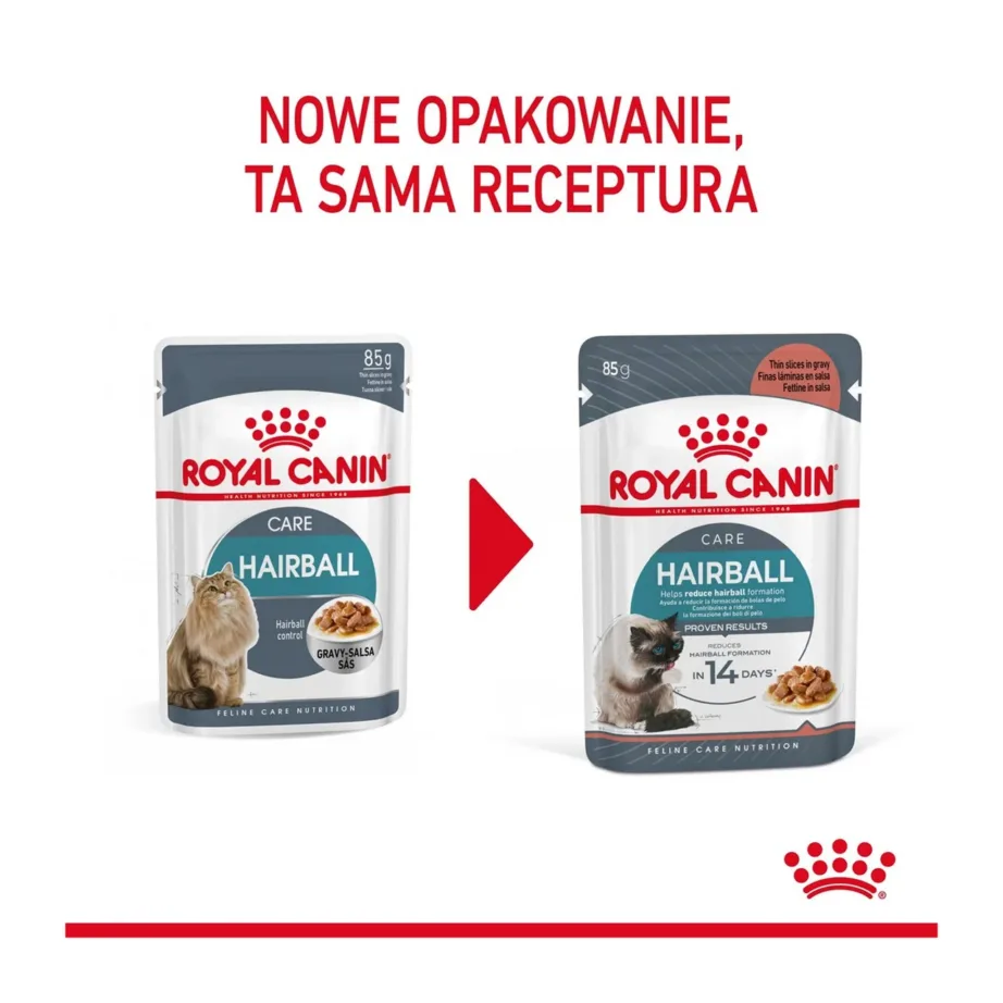 Royal Canin Feline Care Nutrition Hairball Care 12x85g kanamaitseline märgtoit täiskasvanud kassidele karvapallide vähendamiseks – 14