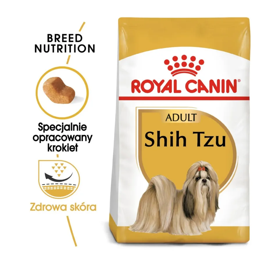Royal Canin Breed Health Nutrition Shih Tzu Adult 7,5 kg kuivtoit täiskasvanud väikest kasvu Shih Tzu tõugu koertele, nahka ja karva hooldav, hambahooldusega – 2