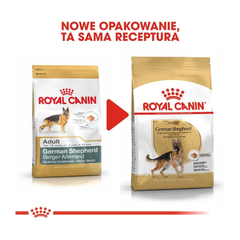 Royal Canin kuivtoidu pakendimuudatus saksa lambakoertele