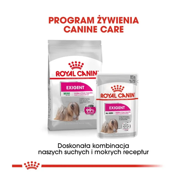 Royal Canin Mini Exigent kuiv- ja märgtoidu valik