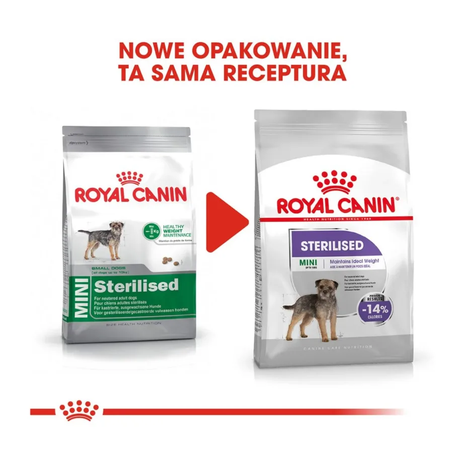 Royal Canin Care Nutrition Mini Sterilised 3 kg kanamaitseline kuivtoit steriliseeritud väikest tõugu täiskasvanud koertele – 4
