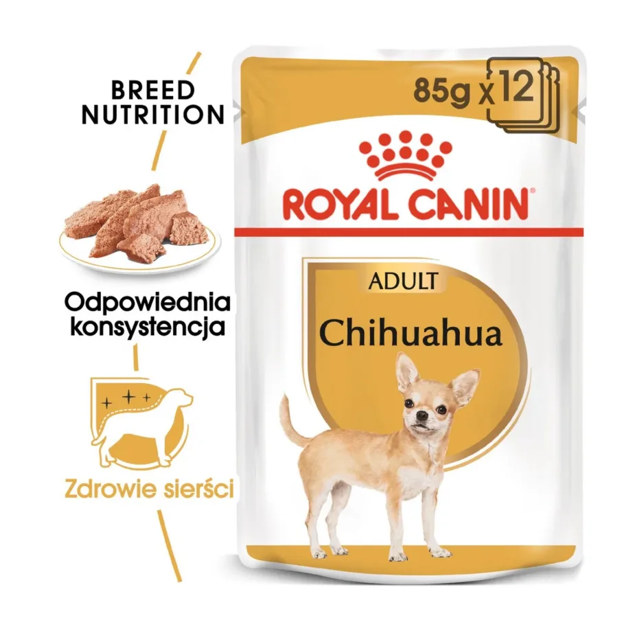Royal Canin Chihuahua Adult 12x85g linnulihaga märgtoit väikest tõugu täiskasvanud koertele – 4