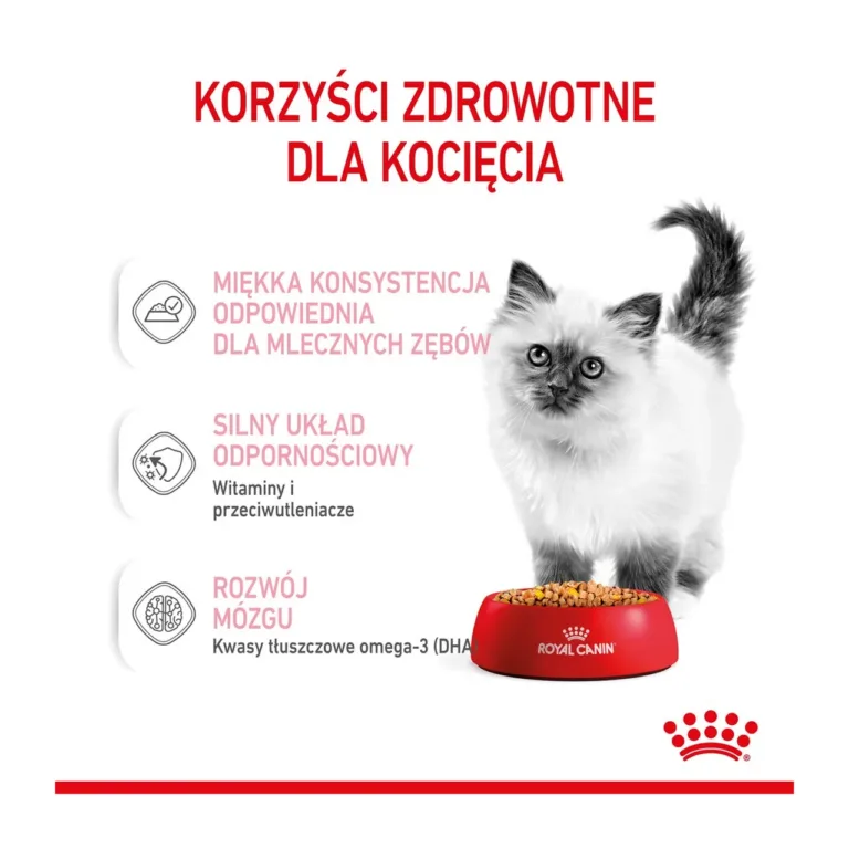 Royal Canin Kitten tervise ja kasvu toetavad omadused