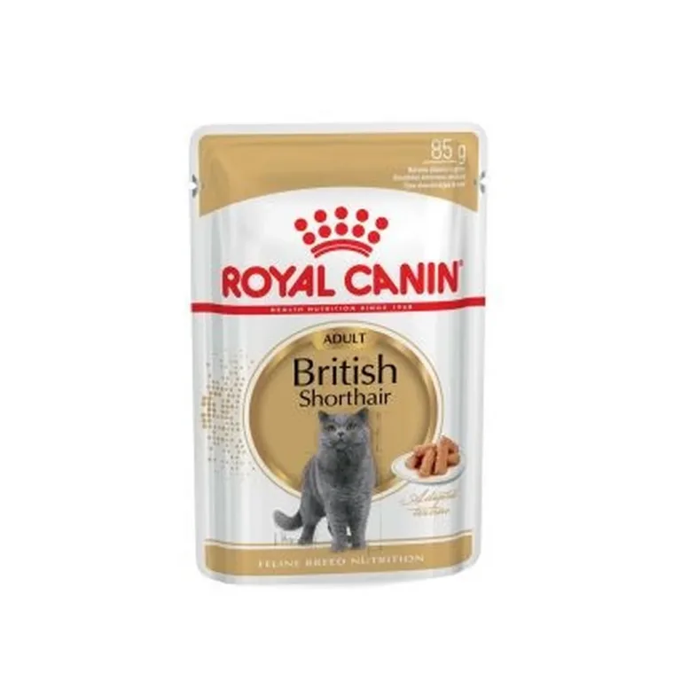 briti lühikarva kassitoit linnulihaga Royal Canin 85g pakend