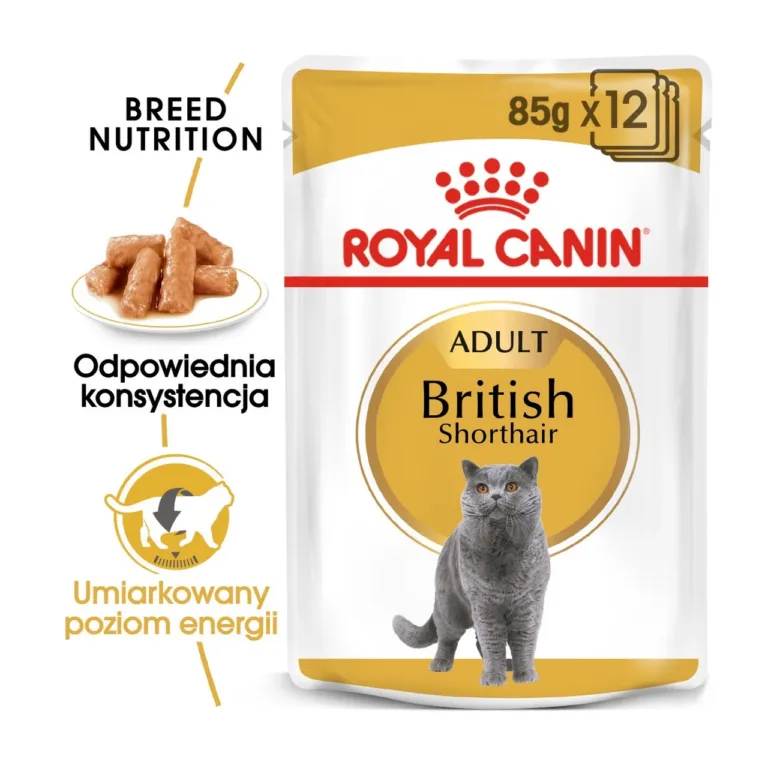 Royal Canin kassitoit koostise ja energiasisalduse info