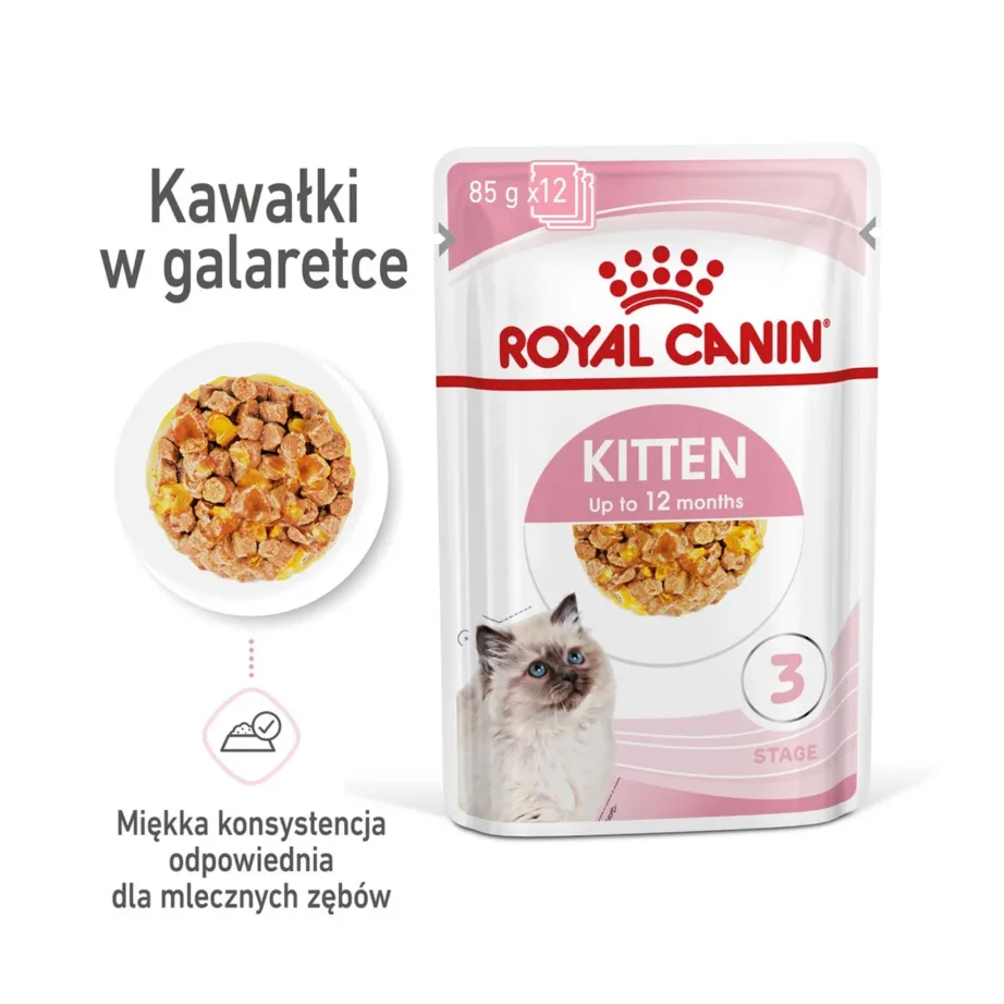 Royal Canin Feline Health Nutrition Kitten 12x85g linnulihaga märgtoit kassipoegadele – 7