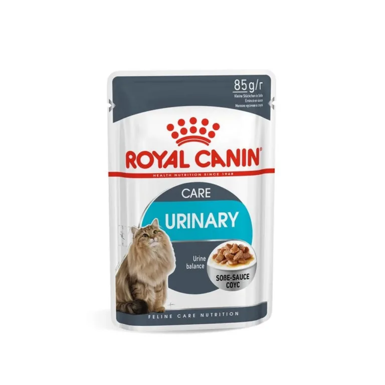 Urinaari hooldus kassitoit kastmes Royal Canin pakend