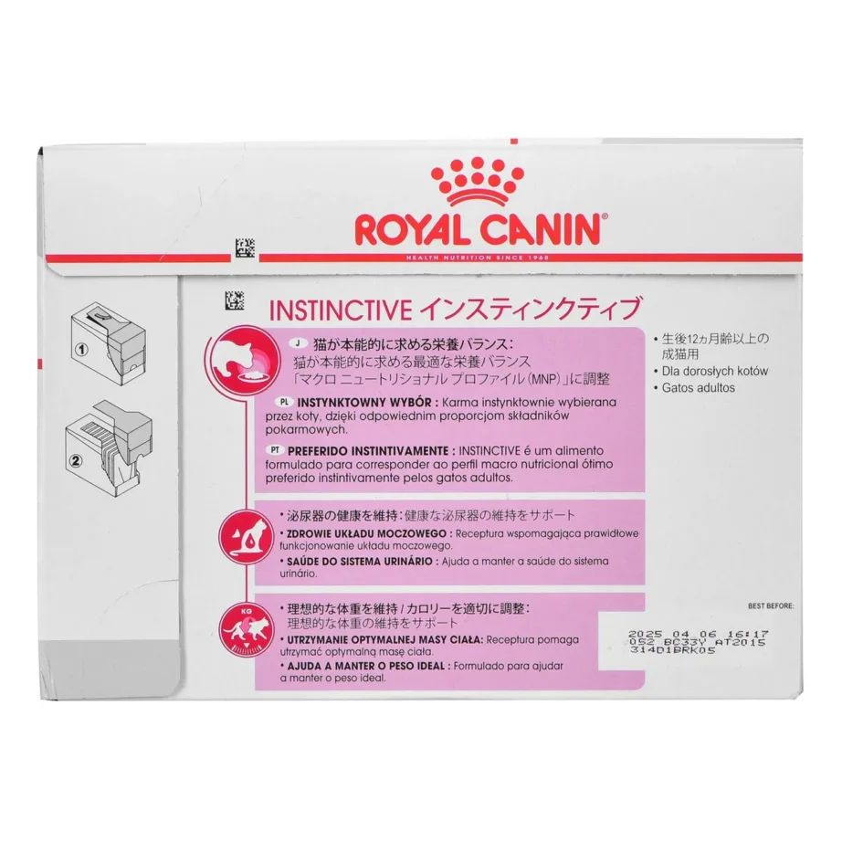 Royal Canin Feline Health Nutrition Instinctive 12x85g linnulihaga täissööt täiskasvanud kassidele, märgtoit kotikestes – 3
