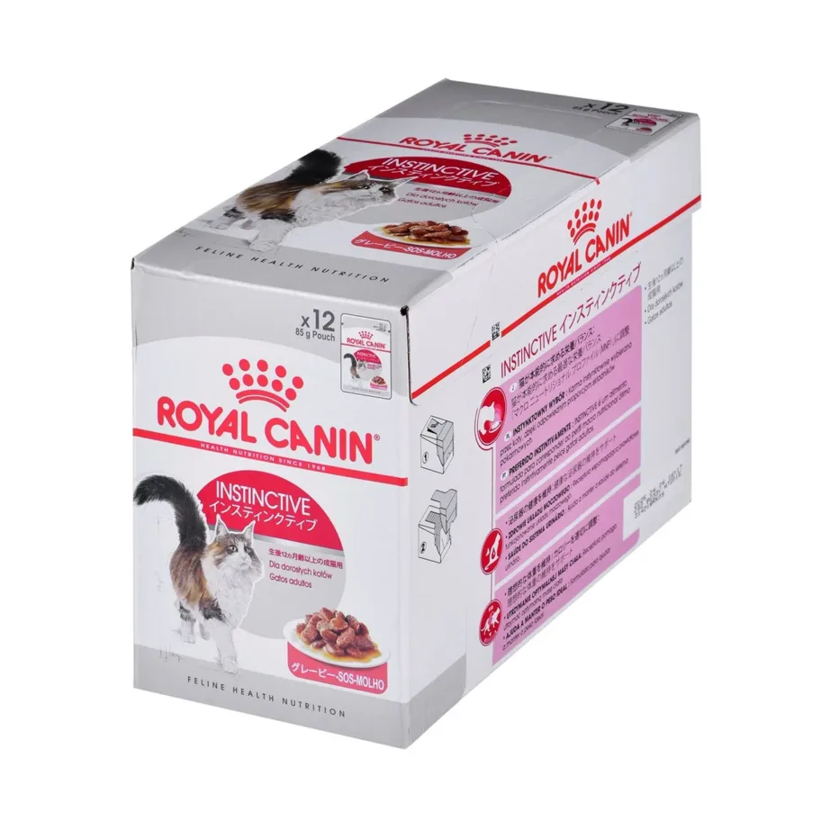 Royal Canin Feline Health Nutrition Instinctive 12x85g linnulihaga täissööt täiskasvanud kassidele, märgtoit kotikestes