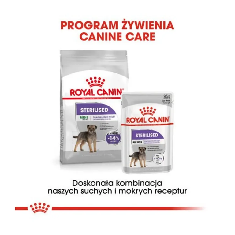 Royal Canin Sterilised kuiv- ja märgtoit koertele