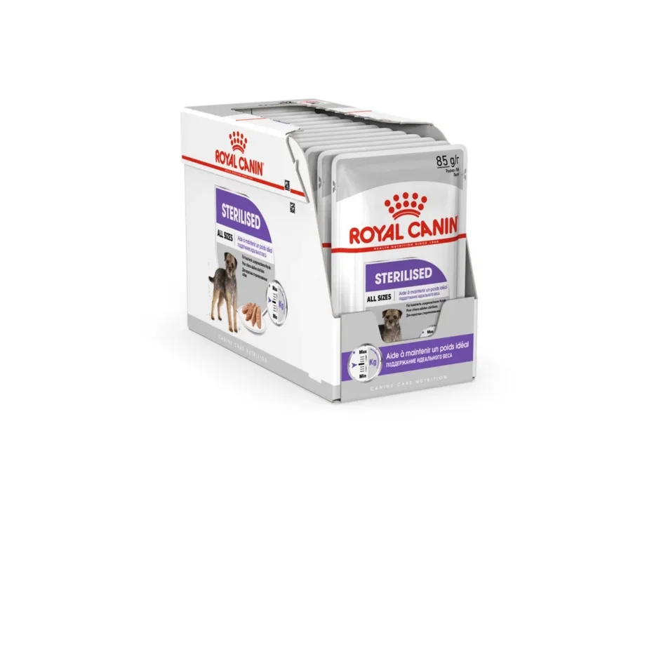 Royal Canin Care Nutrition Sterilised Loaf 12x85g märgtoit steriliseeritud täiskasvanud koertele linnulihaga – 11