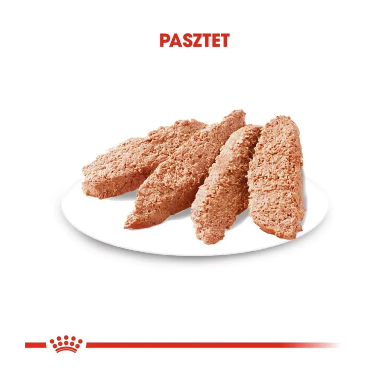 Koerte märgtoit kuseteedele, linnulihast viilud taldrikul