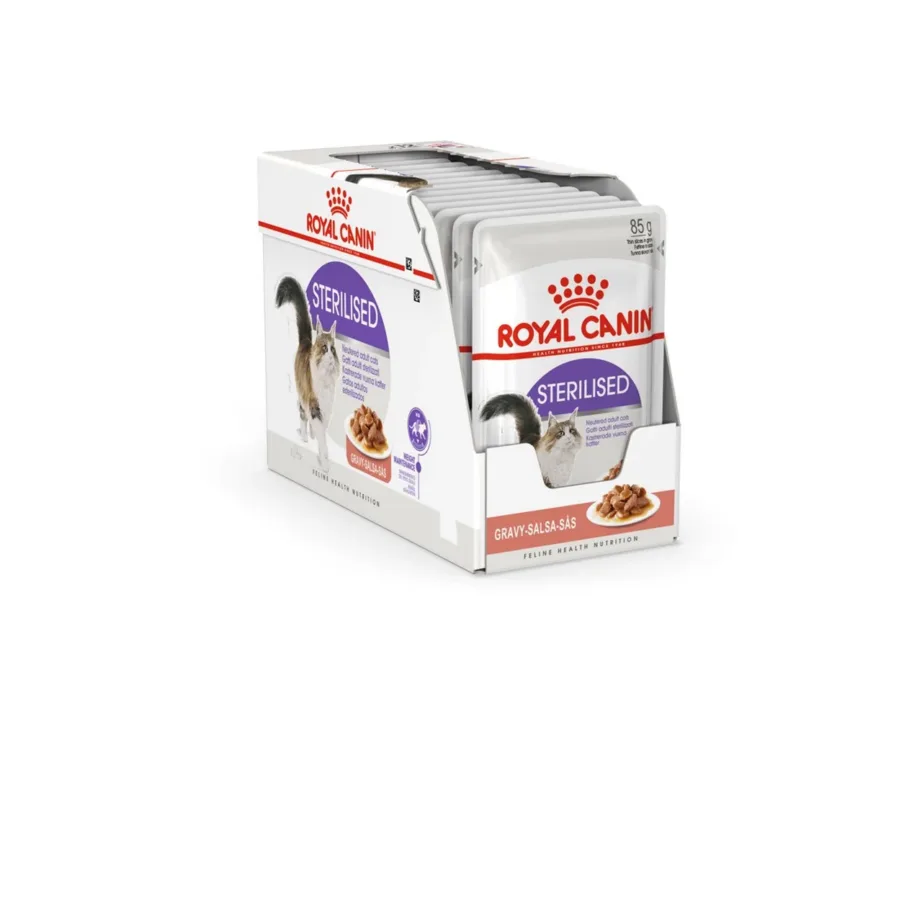 Royal Canin Feline Health Nutrition Sterilised 12x85g linnulihaga märgtoit steriliseeritud täiskasvanud kassidele – 7