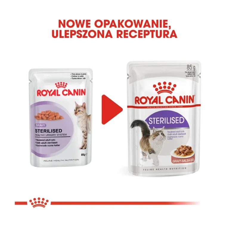 Royal Canin märgtoit uue ja vana pakendi võrdlus