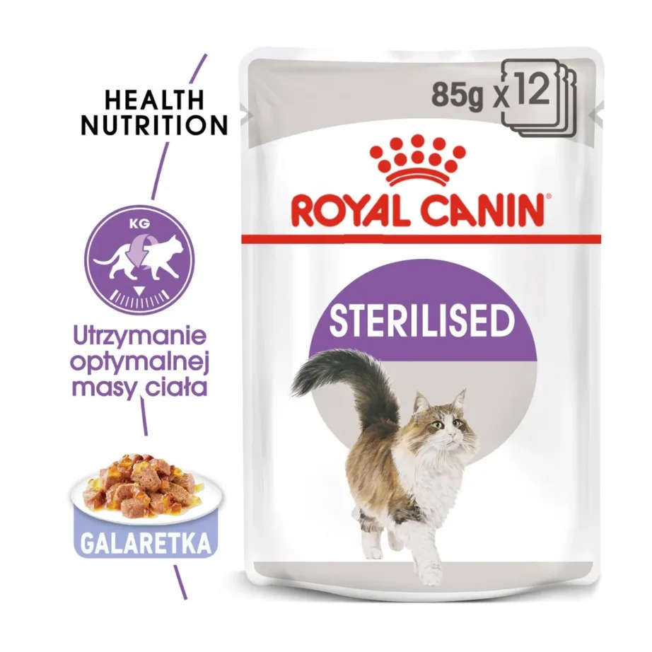Royal Canin Feline Health Nutrition Sterilised 12x85g linnuliha märgtoit steriliseeritud täiskasvanud kassidele - 9