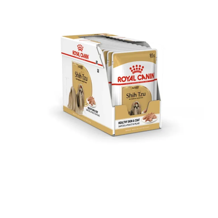 Royal Canin Shih Tzu märgtoidu avatud karp kotikestega