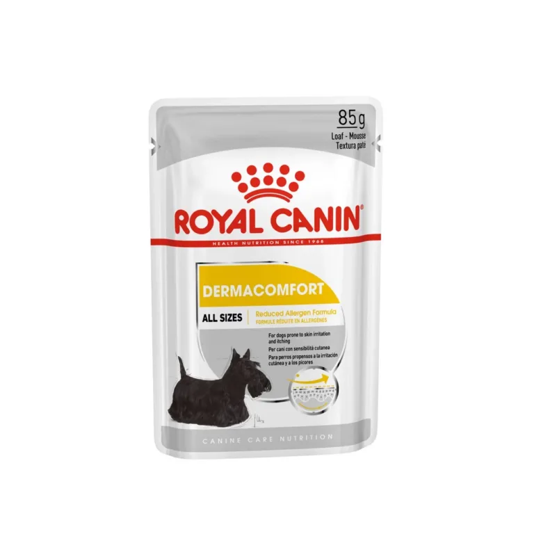 Royal Canin Dermacomfort linnulihaga märgtoit koertele 12x85g pakend