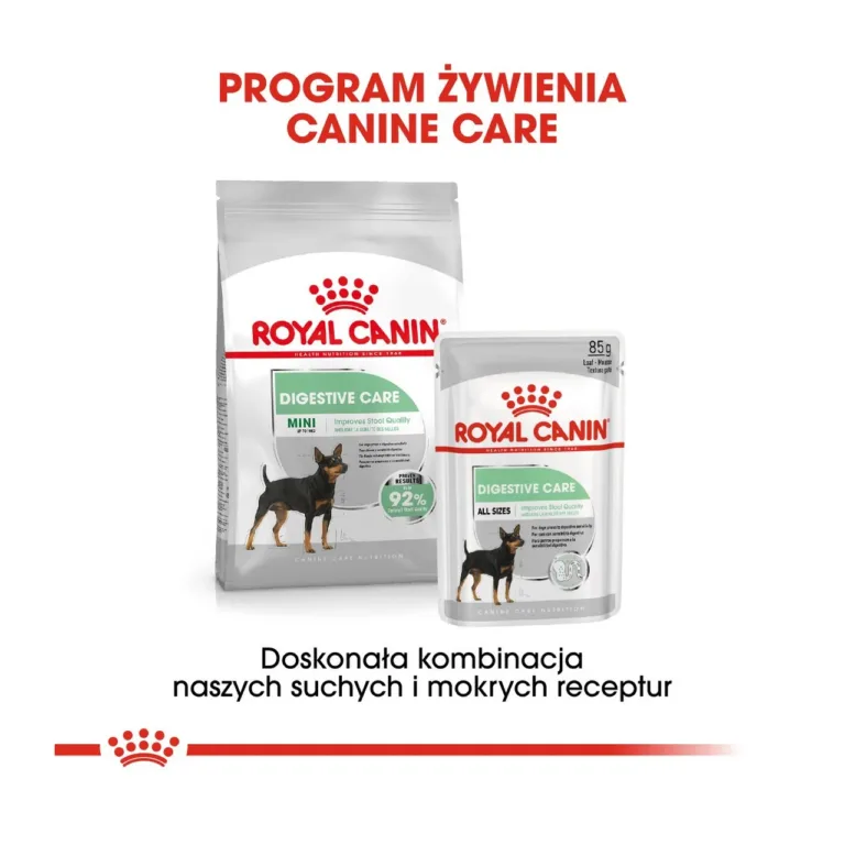 Royal Canin kuivtoit ja märgtoit Digestive Care sari