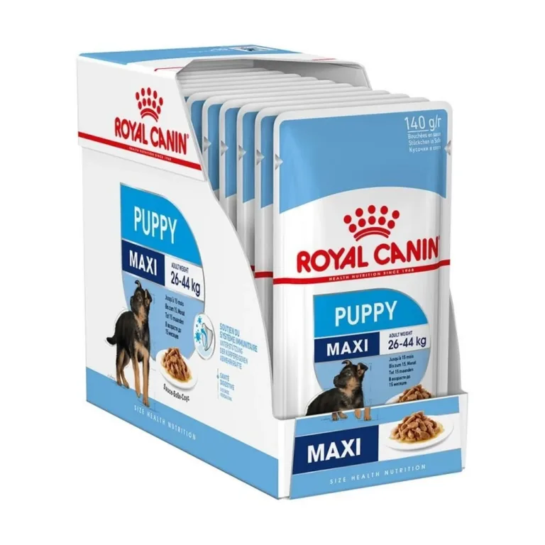Royal Canin Maxi Puppy karp avatud pakenditega suurtele kutsikatele