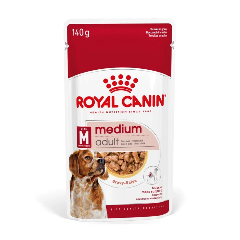 Royal Canin märgtoit keskmisele koerale 140g pakend