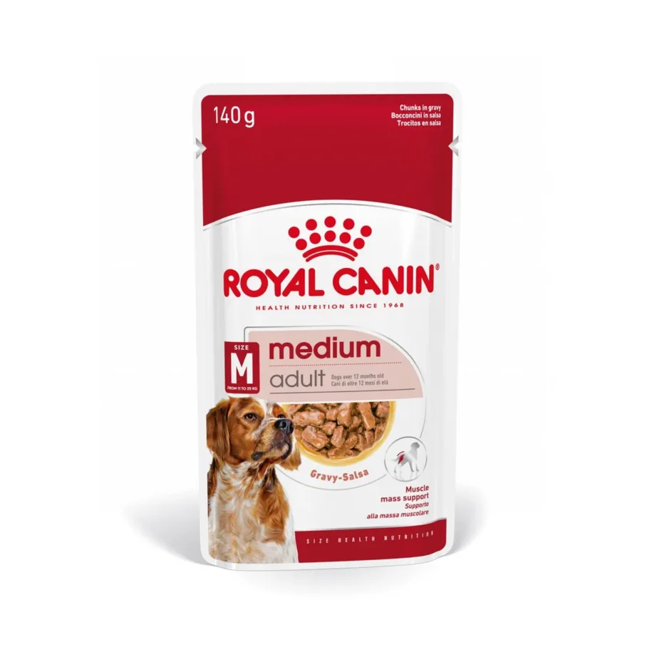 Royal Canin SHN Medium Adult 10x140g linnulihaga täiskasvanud keskmist kasvu koerte märgtoit – 5
